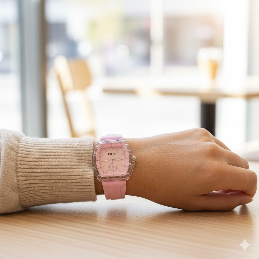 Reloj Aura Cristal - El Pop Transparente del Estilo Chic