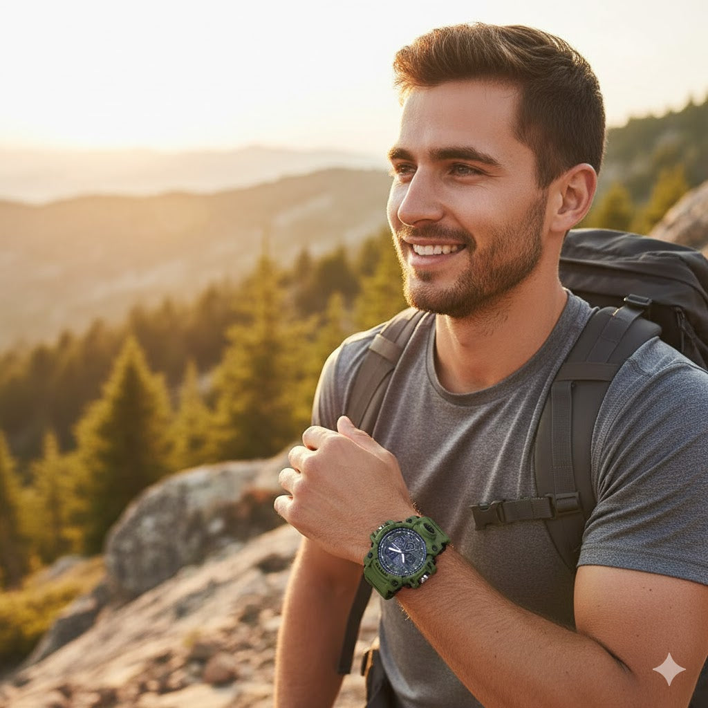 Reloj "Fusión Táctica" - El Aura de la Acción Urbana