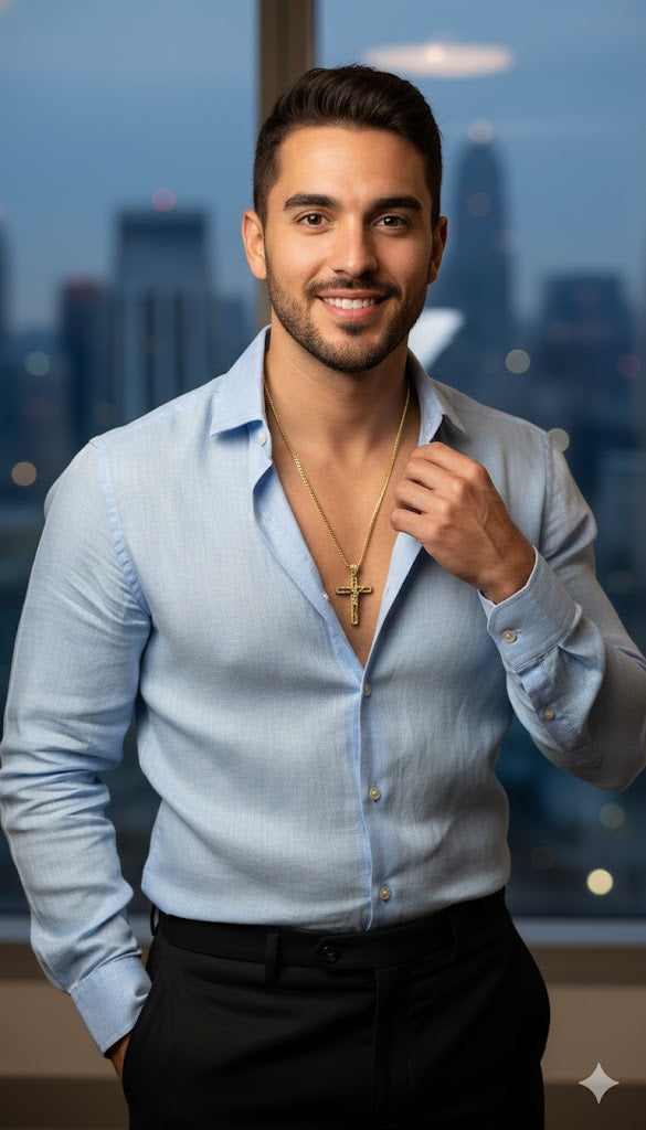 Collar "Devoción Luminosa" - El Sello de tu Fe Elegante