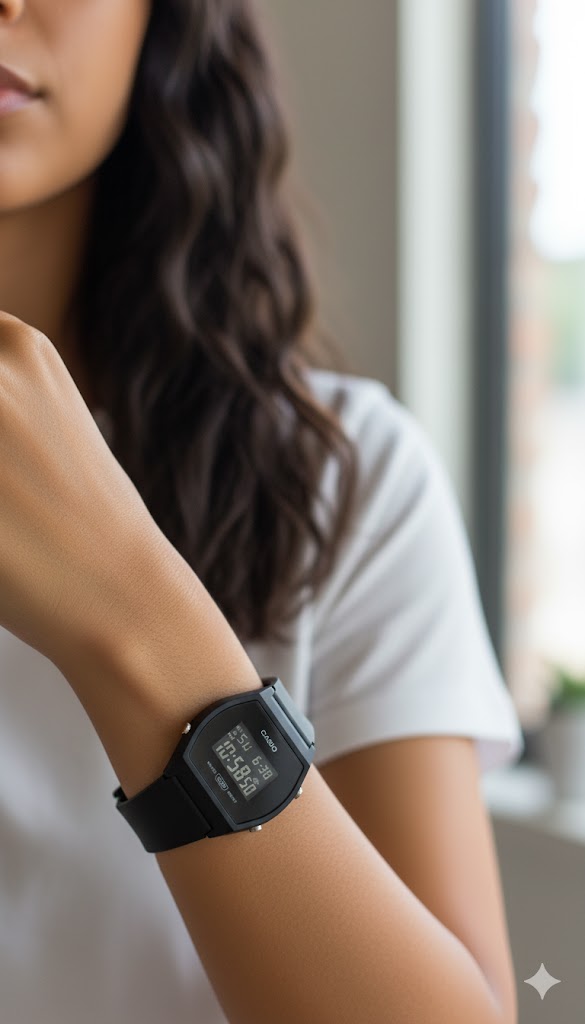Reloj Casio LW-204 - La Vibración Retro del Tiempo Digital