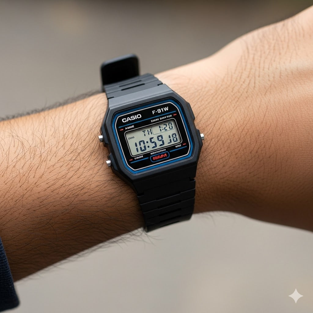 Reloj Casio F-91W - El Icono Retro de la Funcionalidad Eterna