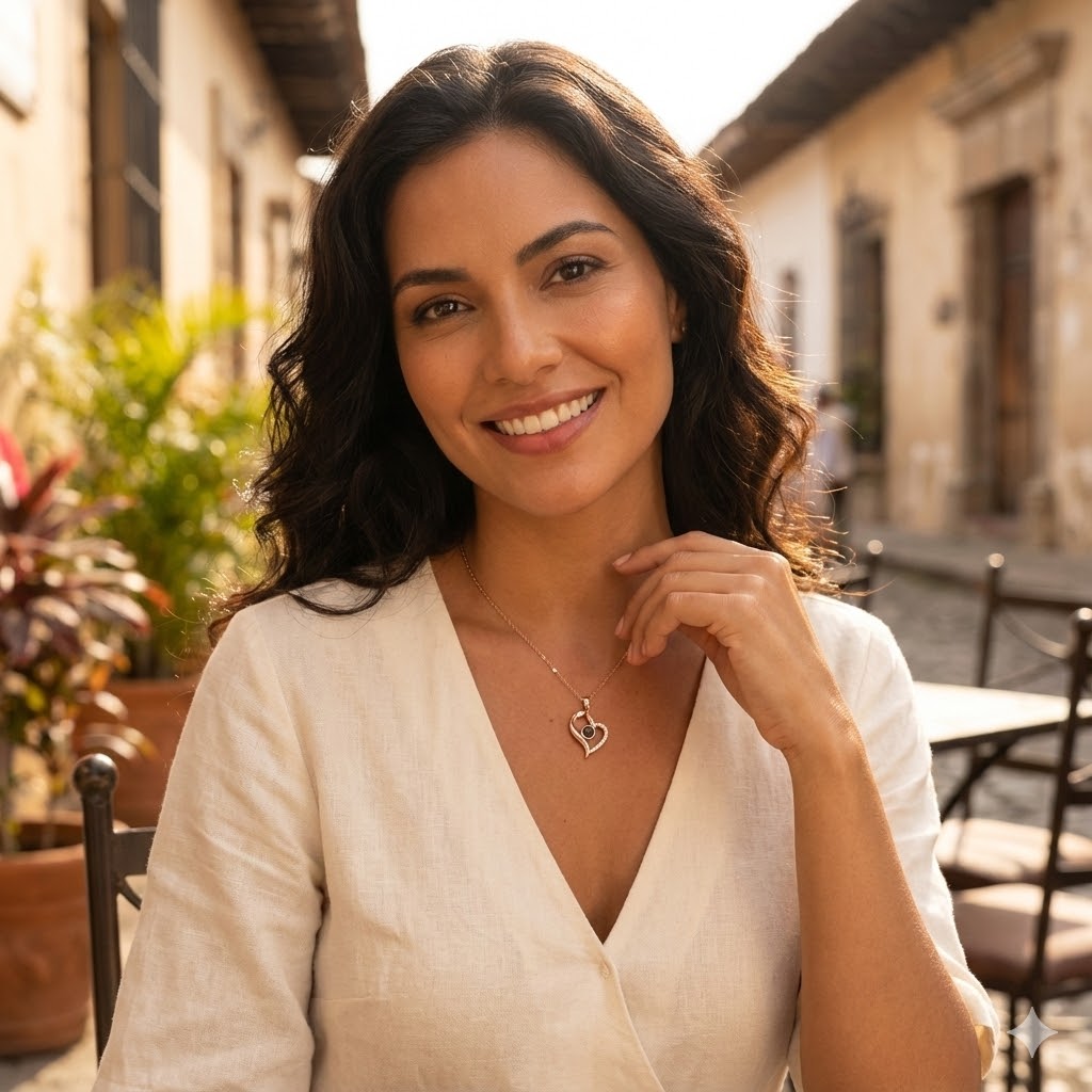 Collar "Corazón Secreto" - La Promesa de Amor en 100 Idiomas