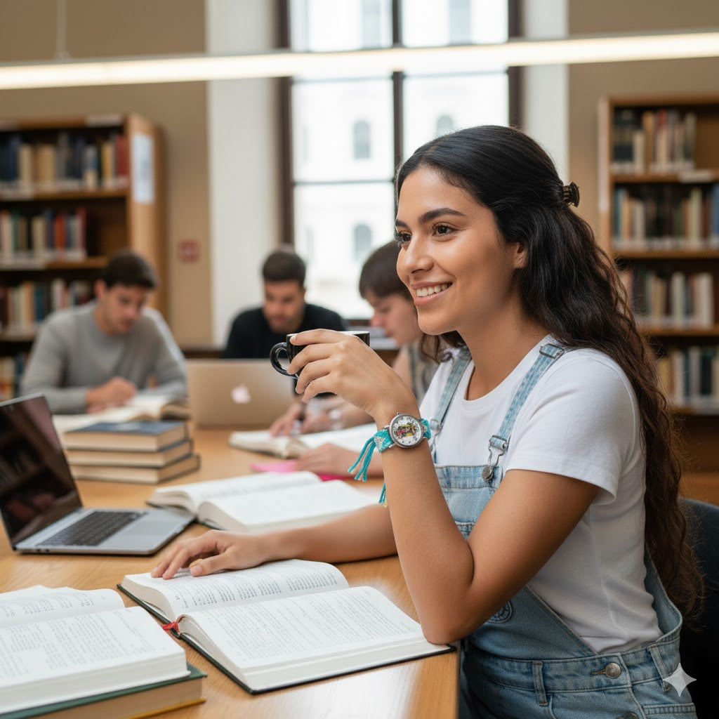 Reloj Virgen Guadalupe Dorado Tejido Art