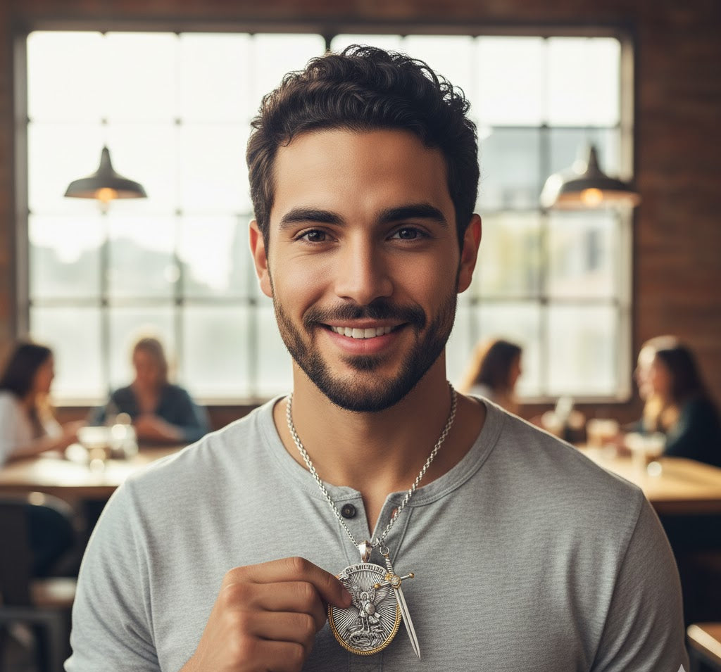 Collar Guardián Celestial - Tu Armadura de Fe y Estilo