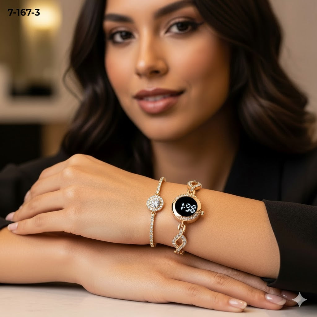 Set "Luxur Midnight Gold" - El Destello Digital de la Elegancia